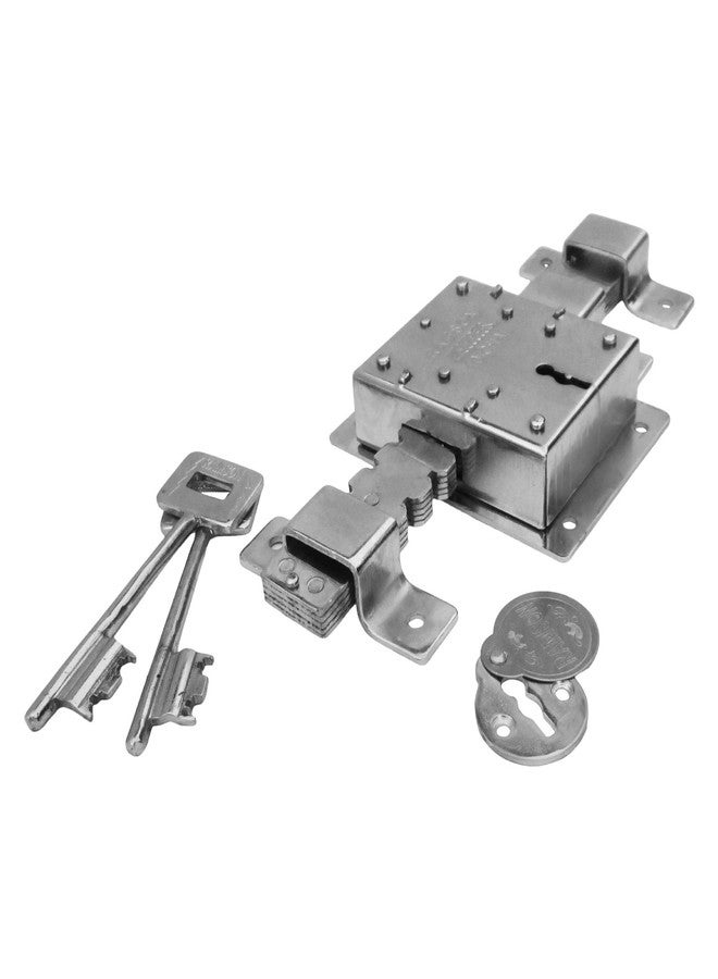 RAMSON Zapper Key Door Lock (Silver, Painted Finish) - Image 2